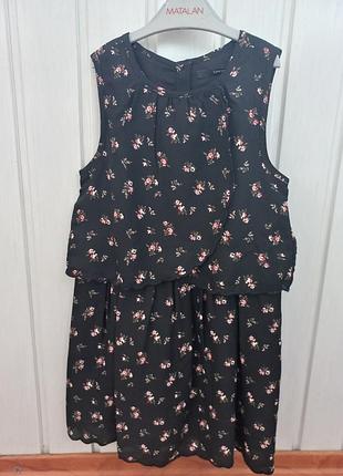 Легке шифонове плаття в квітках