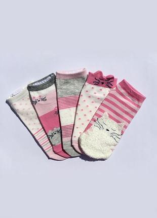 Низькі шкарпетки для дівчинки котики оригінал примарк primark