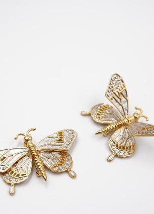 Вінтажні метелики з рухомими крильцями3 фото