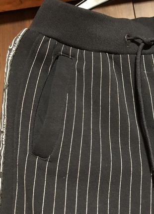 Чоловічі флісові штани в смужку3 фото