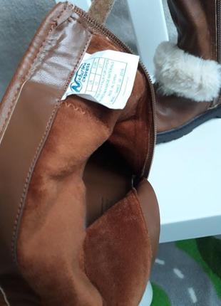 Шкіряні демі сапожки чобітки naturino італія 17.5 27 шкіра ecco geox4 фото