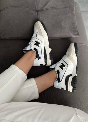 Кросівки жіночі new balance 550 white black/кроссовки женские нью бэлэнс 5506 фото