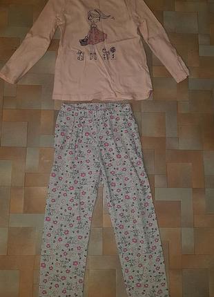 Яскрава піжамка, піжама котон lc waikiki 5-6 років 110/116 см