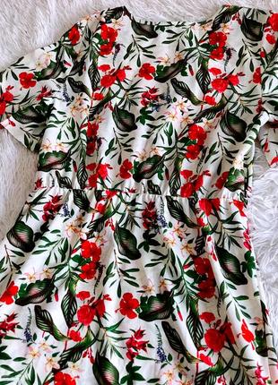 Стильне плаття george у квітковий принт із зав'язкою4 фото