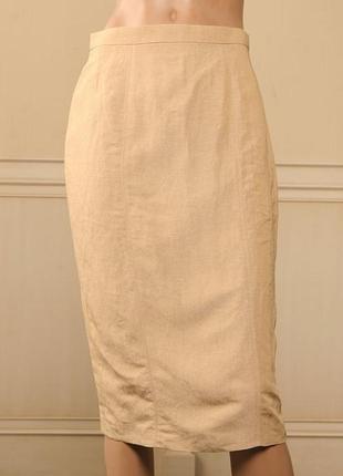 Юбка - мечта льняная французская юбка карандаш на подкладке weill s/xs1 фото