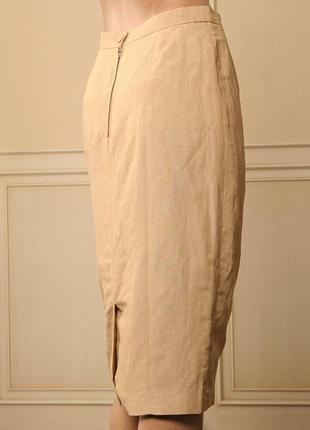 Юбка - мечта льняная французская юбка карандаш на подкладке weill s/xs2 фото