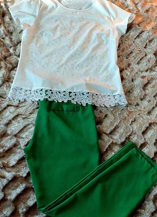 Біла блузка 46р