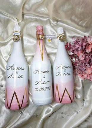 Весільні аксесуари (келихи, сімейне вогнище шампанське, свічки) для весілля, весільне2 фото