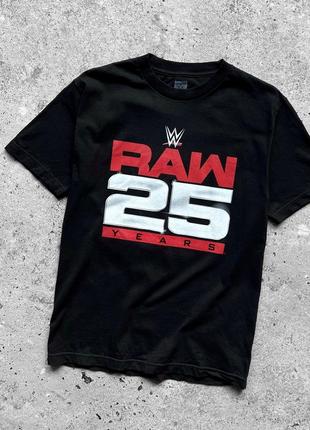 Wwe authentic vintage raw 25 years футболка