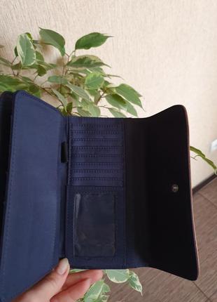 Дуже красивий , ніжний, стильний монограмний гаманець, портмоне tommy hilfiger, оригінал5 фото