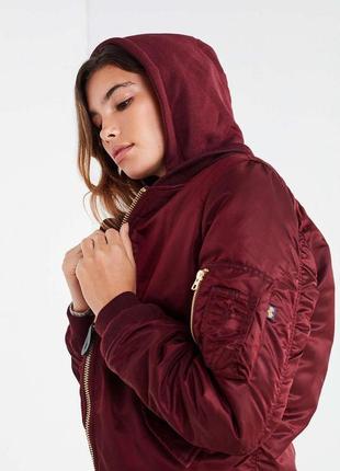 Alpha industries ma-1 natus bomber jacket w модний бомбер осінь куртка демісезонна