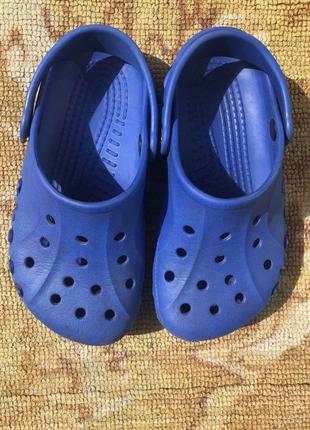 Шлепки-кроксы  crocs размер 2/4  стелька 21-22 см1 фото