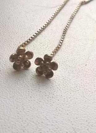 Серебряные серьги