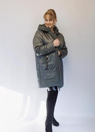 Куртка демісезонна visdeer оливкова ( кд 955-j04)