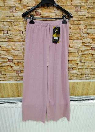 ⛔красивые брючки кюлоты с люрексом