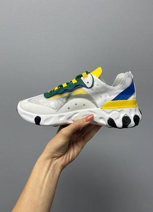 Кросівки react element ‘87 ‘yellow blue red’ кроссовки7 фото