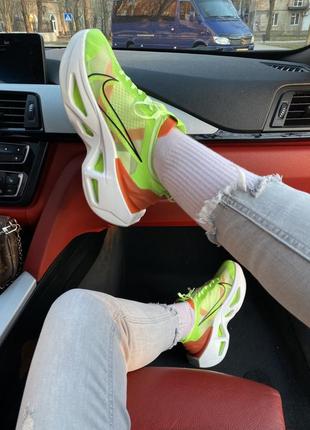 Жіночі кросівки nike zoom x vista grind green white orange / кросівки найк7 фото