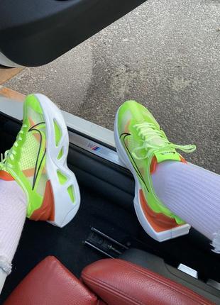 Жіночі кросівки nike zoom x vista grind green white orange / кросівки найк6 фото