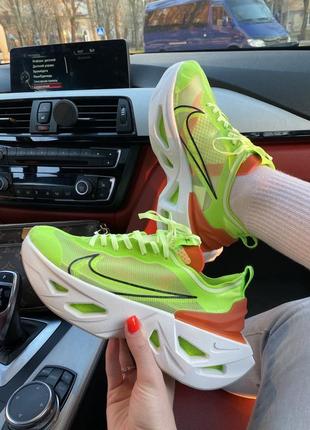 Жіночі кросівки nike zoom x vista grind green white orange / кросівки найк10 фото