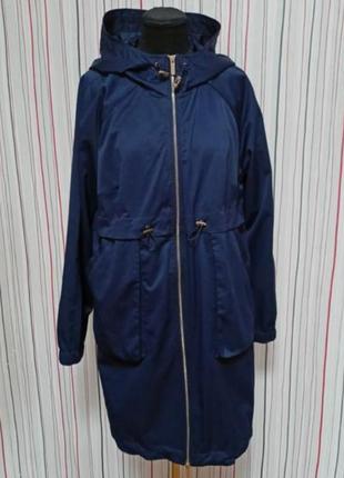 Демісезонний довгий плащ вітровка h&m