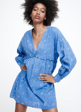 Плаття із прошви zara вишита сукня зара вишиванка