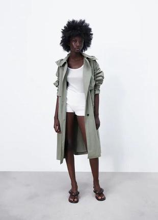 Тренч плащ zara h&m