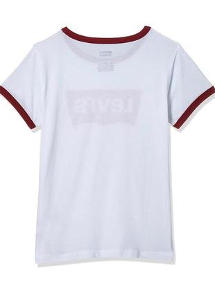 Футболка дитяча levi's, колір білий😍 майка футболочка3 фото