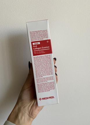 Киснева есенція з лактобактеріями medi-peel red lacto first collagen essence, 140 мл