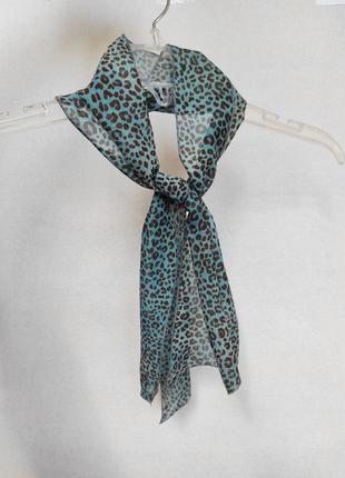 Шарф леопардовий принт
