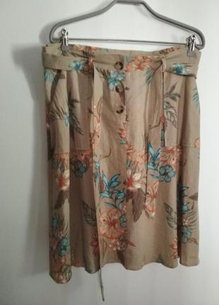 Лён вискоза 100% натуральная роскошная льняная юбка миди с карманами супер качество!!!2 фото