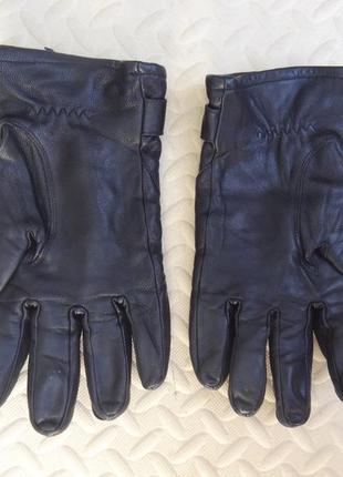 Теплі кожание рукавички на зиму handskmakaren2 фото