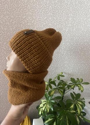 Шапка шапочка хомут снуд