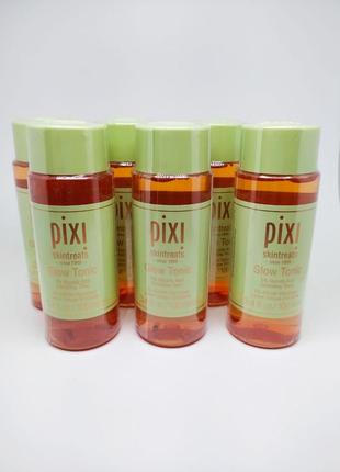 Бестселлер glow tonic 100ml by pixi  тоник с гликолевой кислотой отшелушивающий для сияния кожи