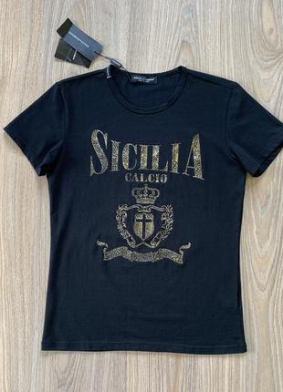 Жіноча футболка бавовняна з принтом sicilia2 фото