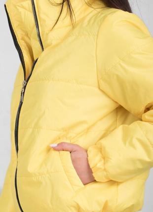 Женская куртка курточка без капюшона весна демисезон осень4 фото