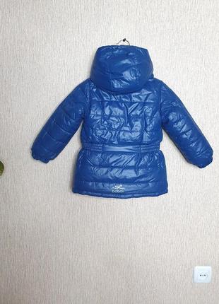 Шикарна двостороння курточка для дівчинки boboli, оригінал2 фото
