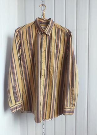 Рубашка из плотного хлопка катона в полоску zara мужская ,180/96 см, м1 фото