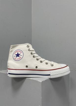 Жіночі високі кеди lace-up converse all star chuck taylor 🆕 кеди конверс олл стар