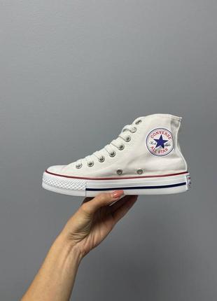 Жіночі високі кеди converse all star chuck taylor 🆕 кеди конверс олл стар6 фото