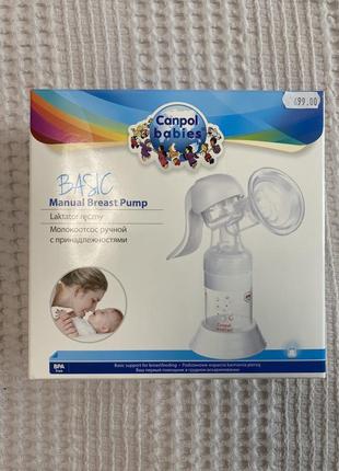 Молоковідсмоктувач canpol babies manual breast pump