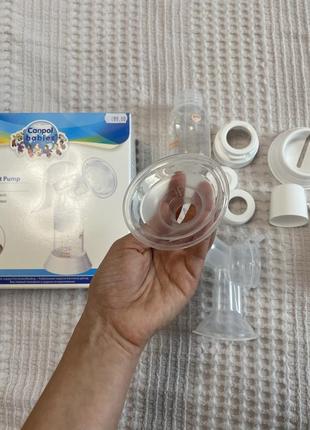 Молоковідсмоктувач canpol babies manual breast pump3 фото