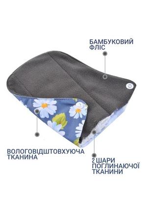 Многоразовая прокладка для месячных менструации критических дней менструальная урологическая3 фото