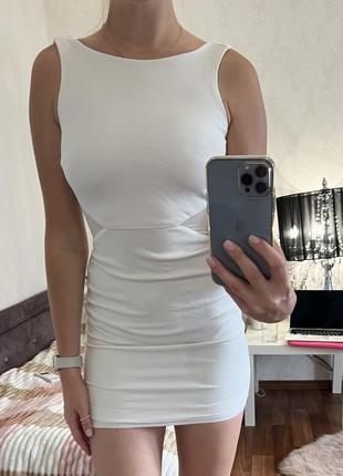 Белое платье zara 4