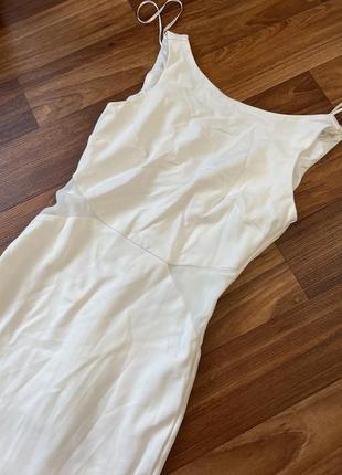 Белое платье zara 8
