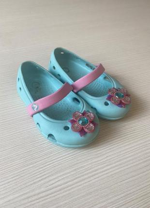 Crocs гумові балетки