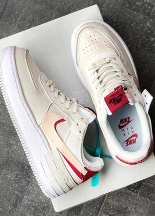 👉 кроссовки кожаные nike air force 1 shadow8 фото