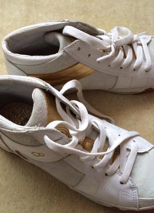 Кросівки мокасини білі швейцарія бренд 39 р 25 см3 фото