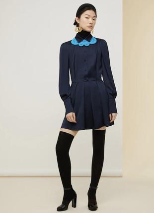 Оригінальна фірмова сукня patou pleated mini shirt dress