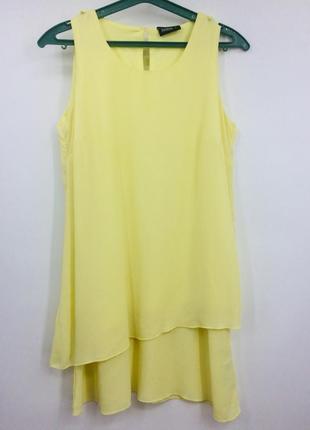 Шикарне фірмове плаття а-силуету жовтого кольору.2 фото