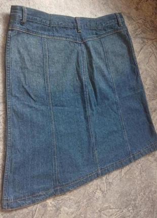 Вінтажна джинсова якісна спідниця5 фото